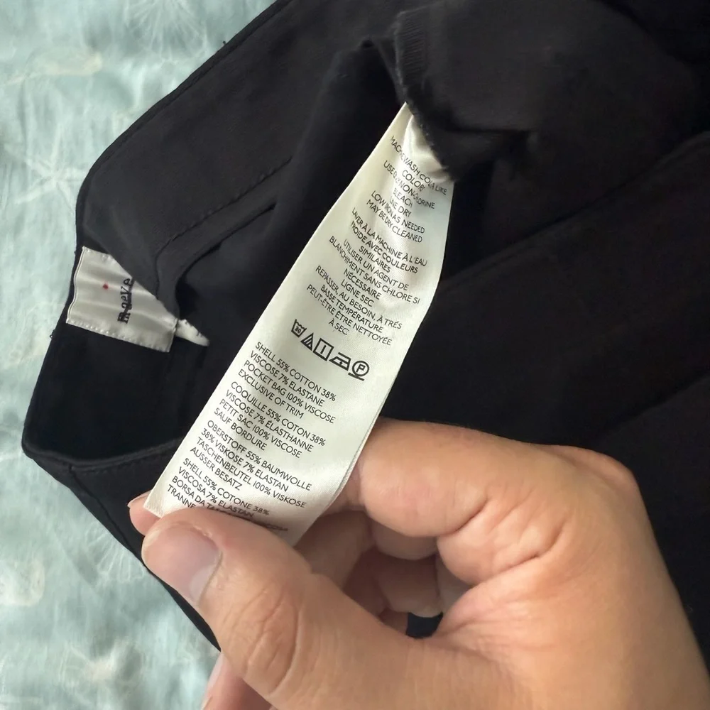 Maeve by Anthropologie Women’s Black Full Length Dress Pants Sz 25 - Picture 8 of 8